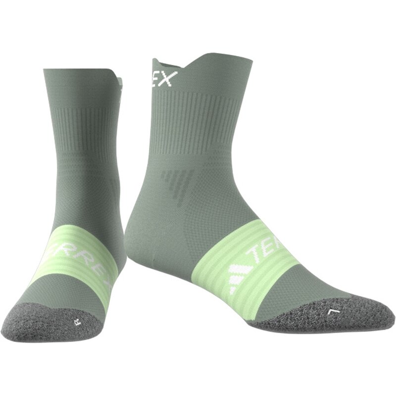 Носки terrex heat.rdy trail running agravic crew Adidas, цвет silgrn — фото 4