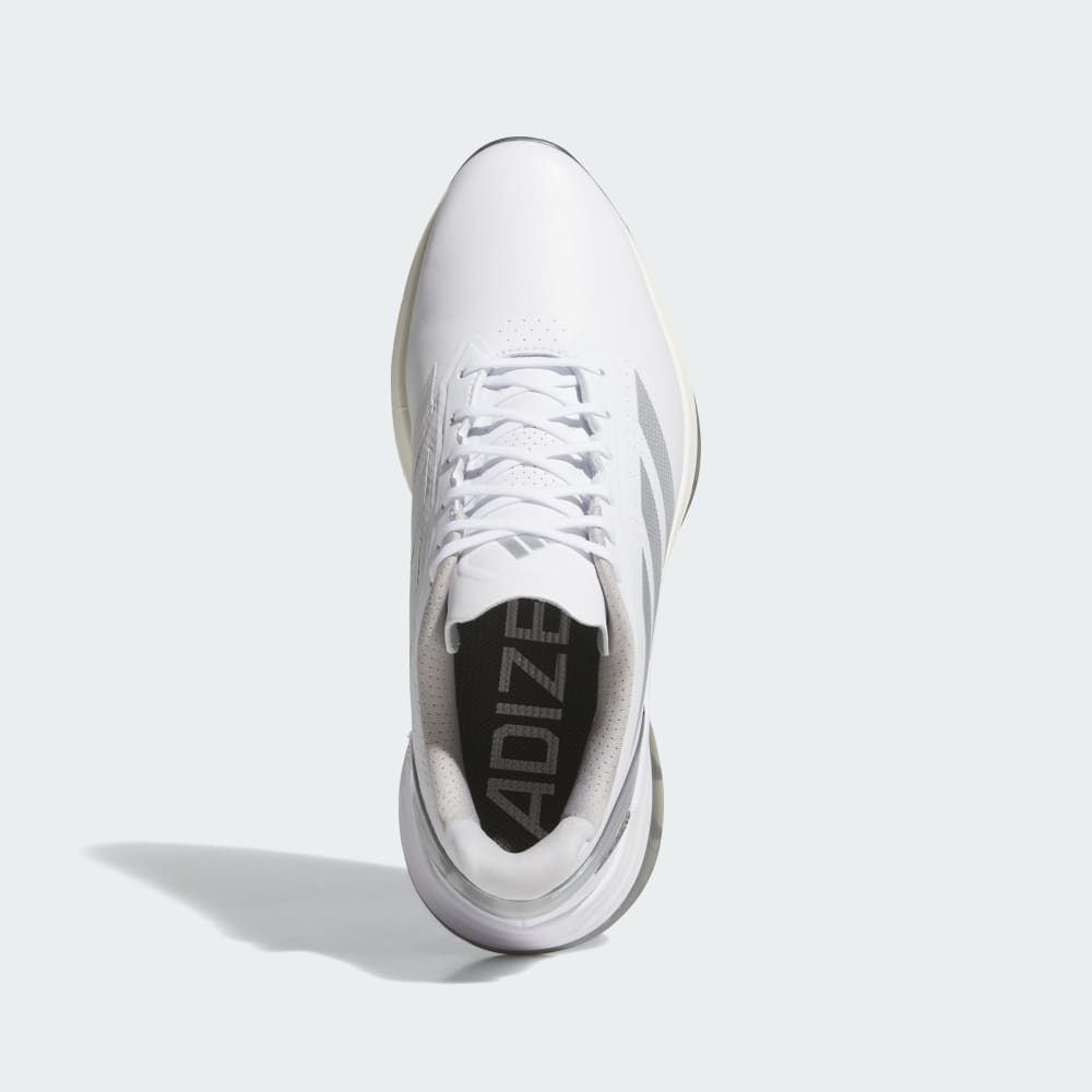 Кроссовки Adidas Adizero ZG Spikeless Golf Shoes, цвет Cloud White/Grey Three/Silver Metallic — фото 2