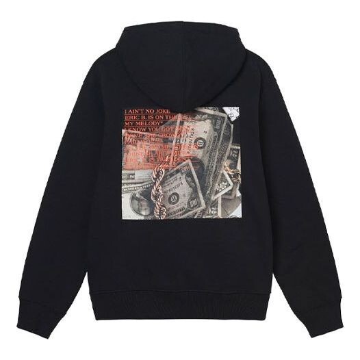 

Толстовка men's fw21 paid in full pattern printing black Stussy, черный