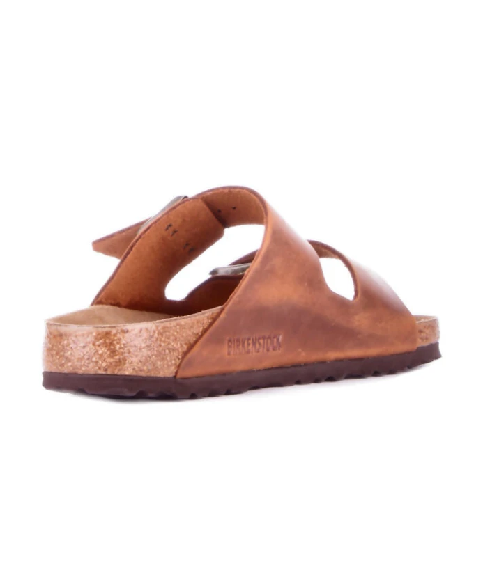 Сандалии Birkenstock Arizona Oiled Leather, коричневый — фото 3