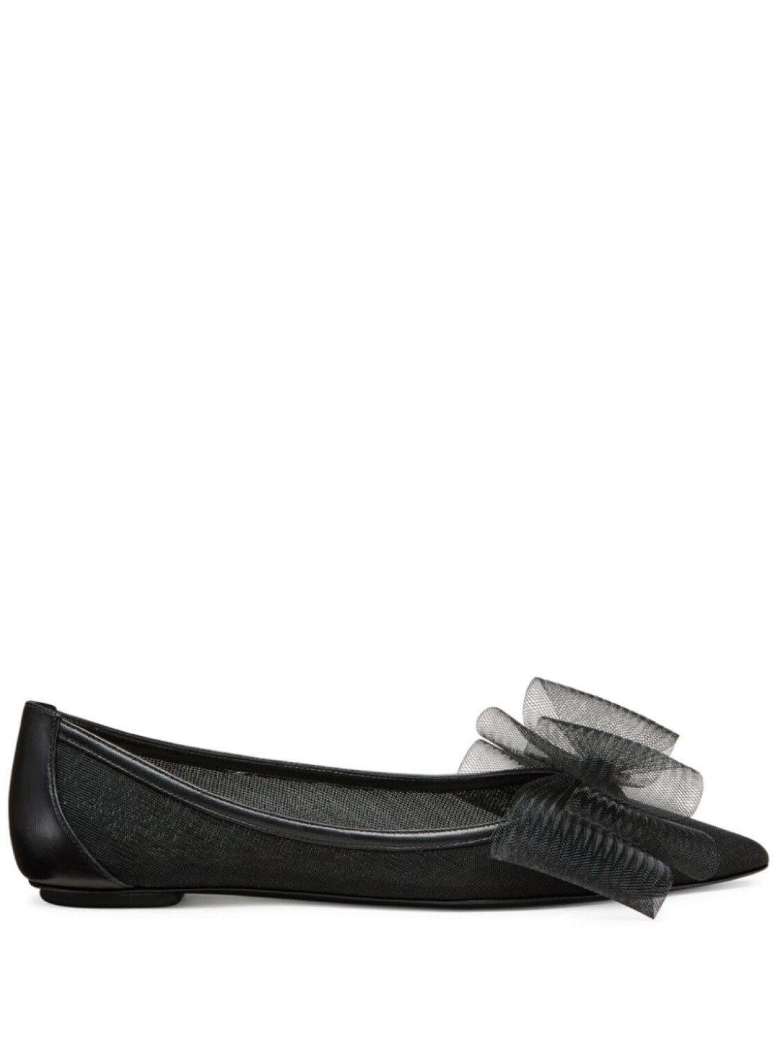 

Кожаные балетки Stuart Weitzman, черный