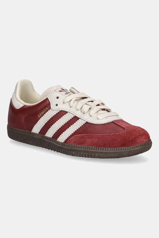 

Кожаные кроссовки Samba OG J Adidas Originals, бордовый