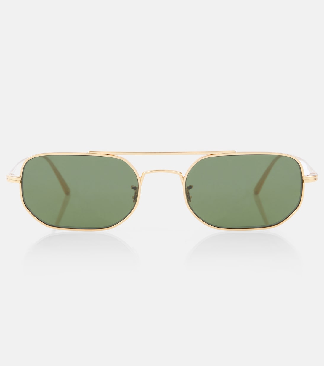 

авиаторские очки Oliver Peoples 1989C Khaite, Gold/Green