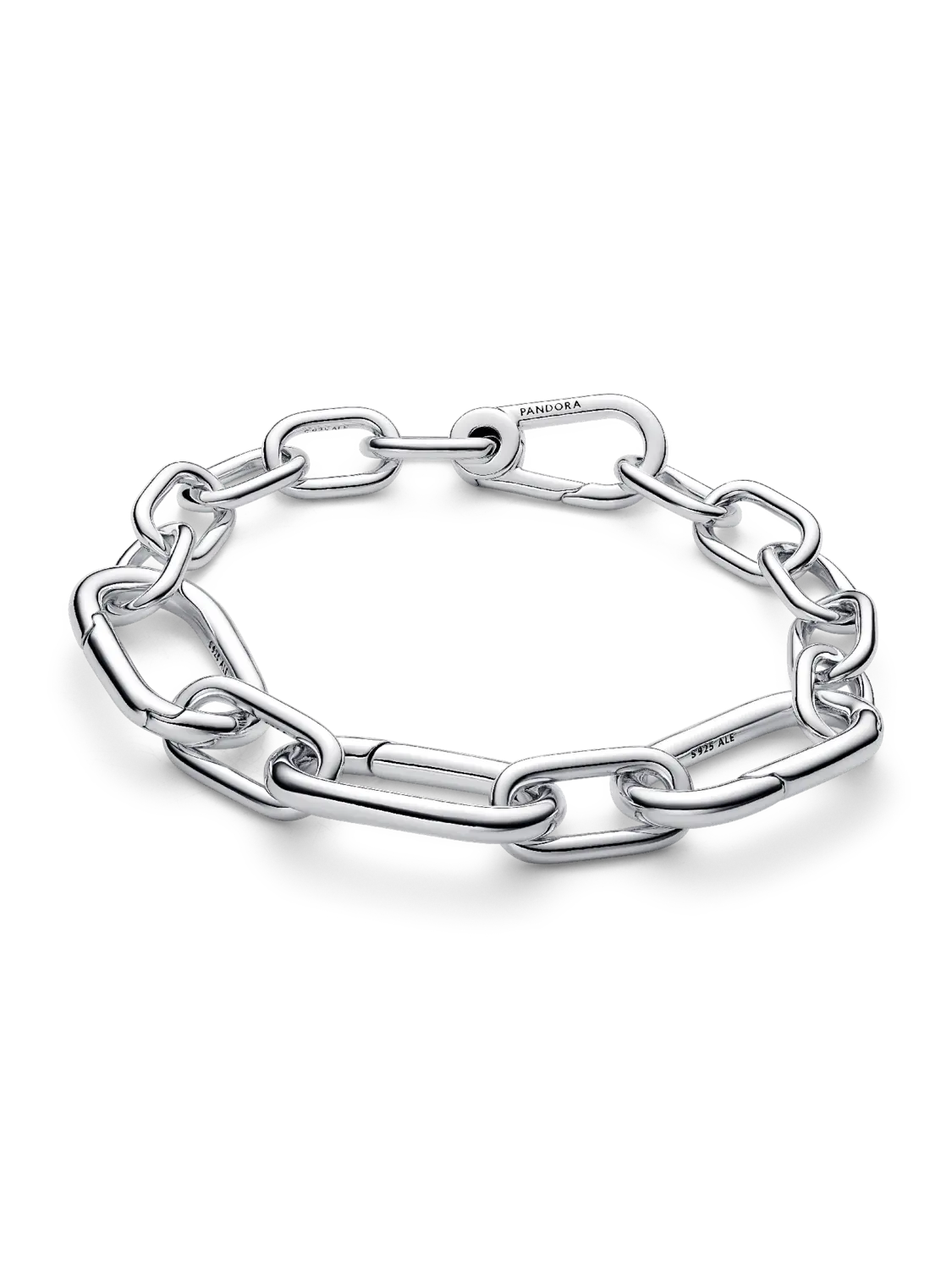 

Браслет-цепочка с крупными звеньями Pandora, серебро 925 пробы