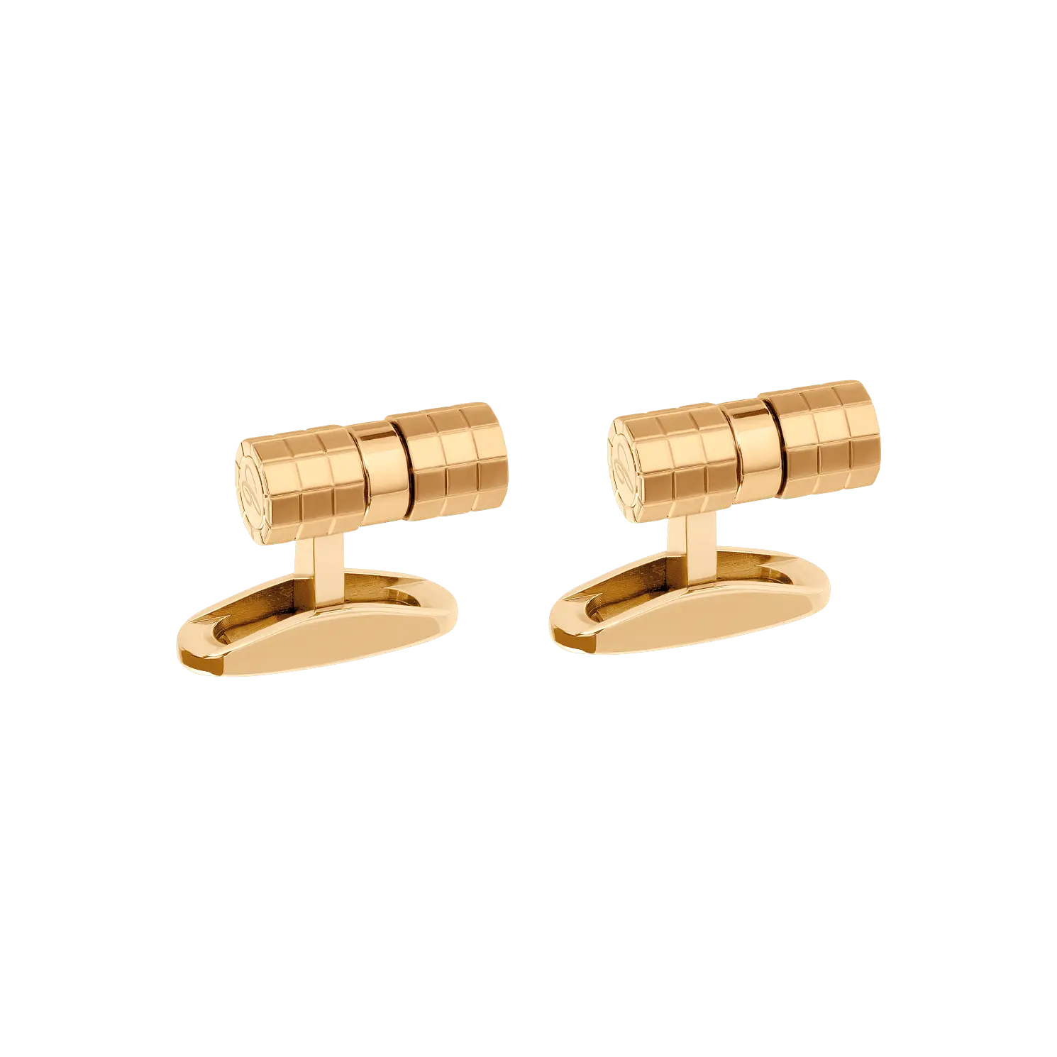 

Запонки Chopard Ice Cube Cylindrical Cufflinks - Матовый металл желтого золотистого оттенка