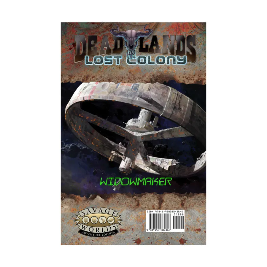 

Экран GM Lost Colony и приключения Вдовы, Deadlands Reloaded