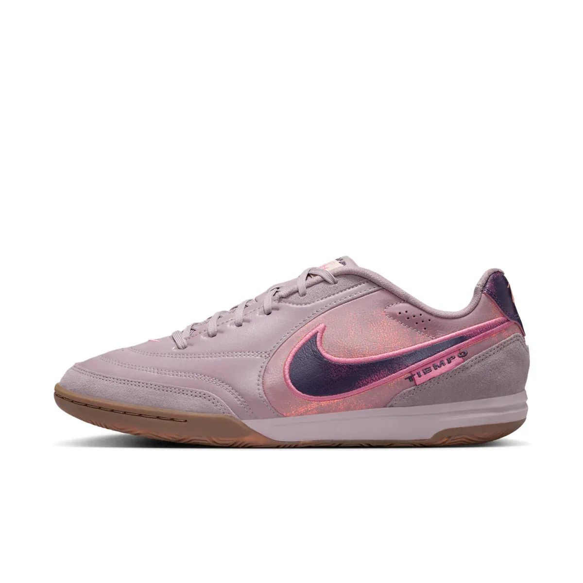Мужские низкие футбольные бутсы Tiempo Streetgato PRM для игры в помещении/на корте Nike, серый