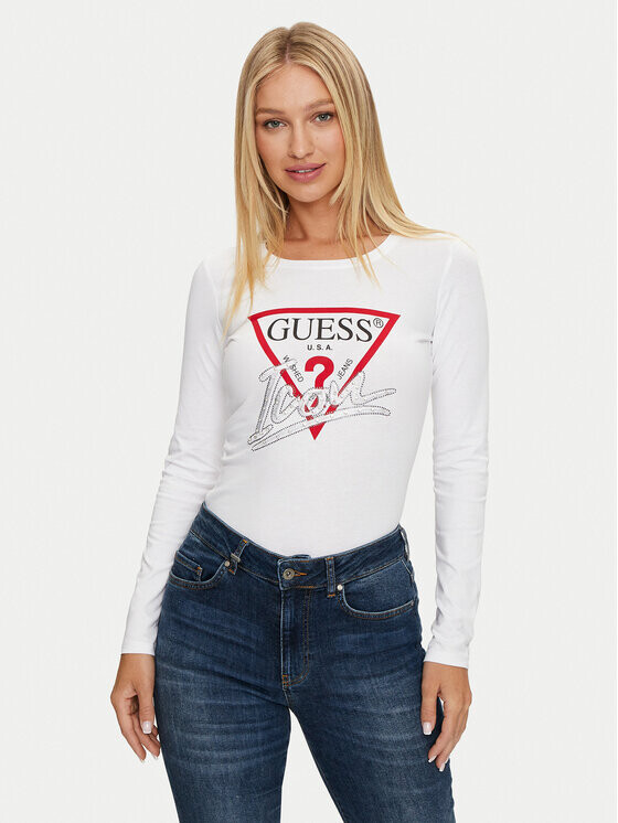 

Узкая блузка Guess, белый