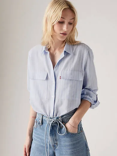 

Дорин практичная рубашка Levi's, синий