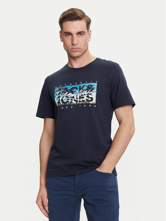 

Футболка стандартного кроя Colton 12268438 Jack&Jones, синий