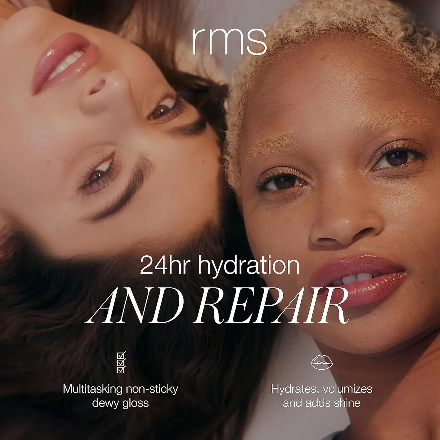 Блеск для губ RMS Beauty Liplights Cream Lip Gloss (Babbette) Ночная маска для губ Lipnight Overnight Lip Mask — фото 2