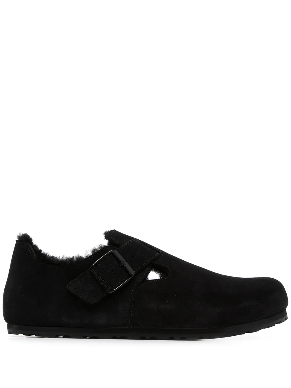 

Слиперы London с мехом BIRKENSTOCK, черный