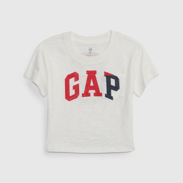 

Футболка с логотипом в винтажном стиле Gap, белый