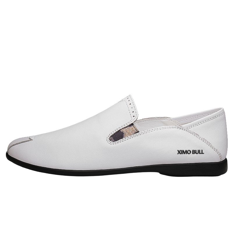 

XIMO BULL Мужские повседневные кеды низкие белые, цвет White