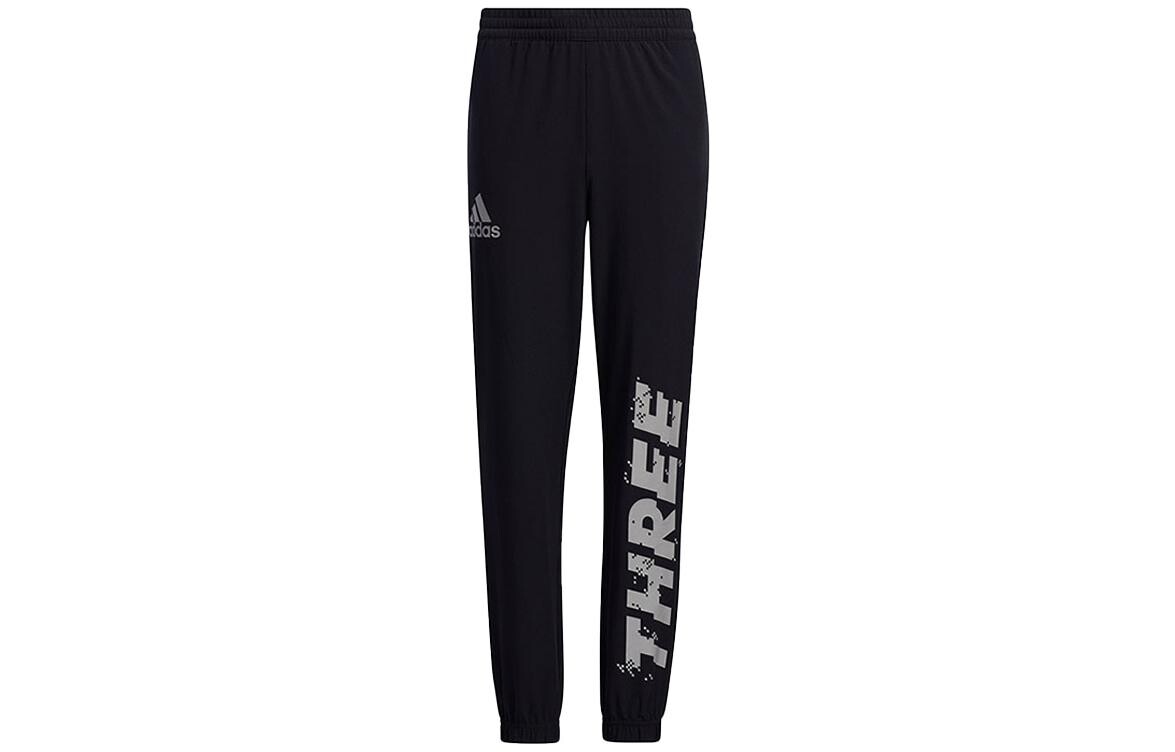 

Детские трикотажные спортивные штаны Adidas, черный