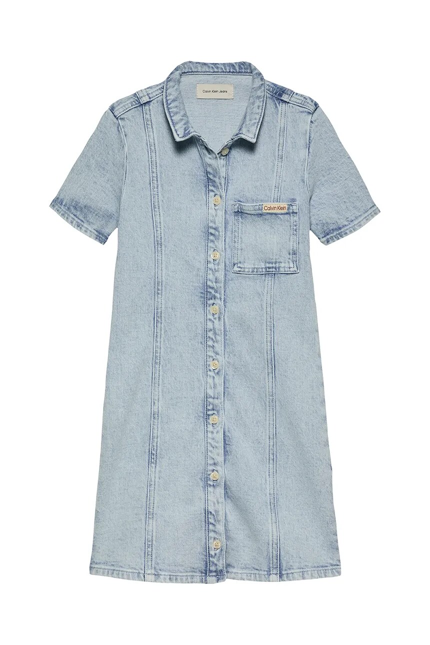 

Детское джинсовое платье Calvin Klein Jeans, синий