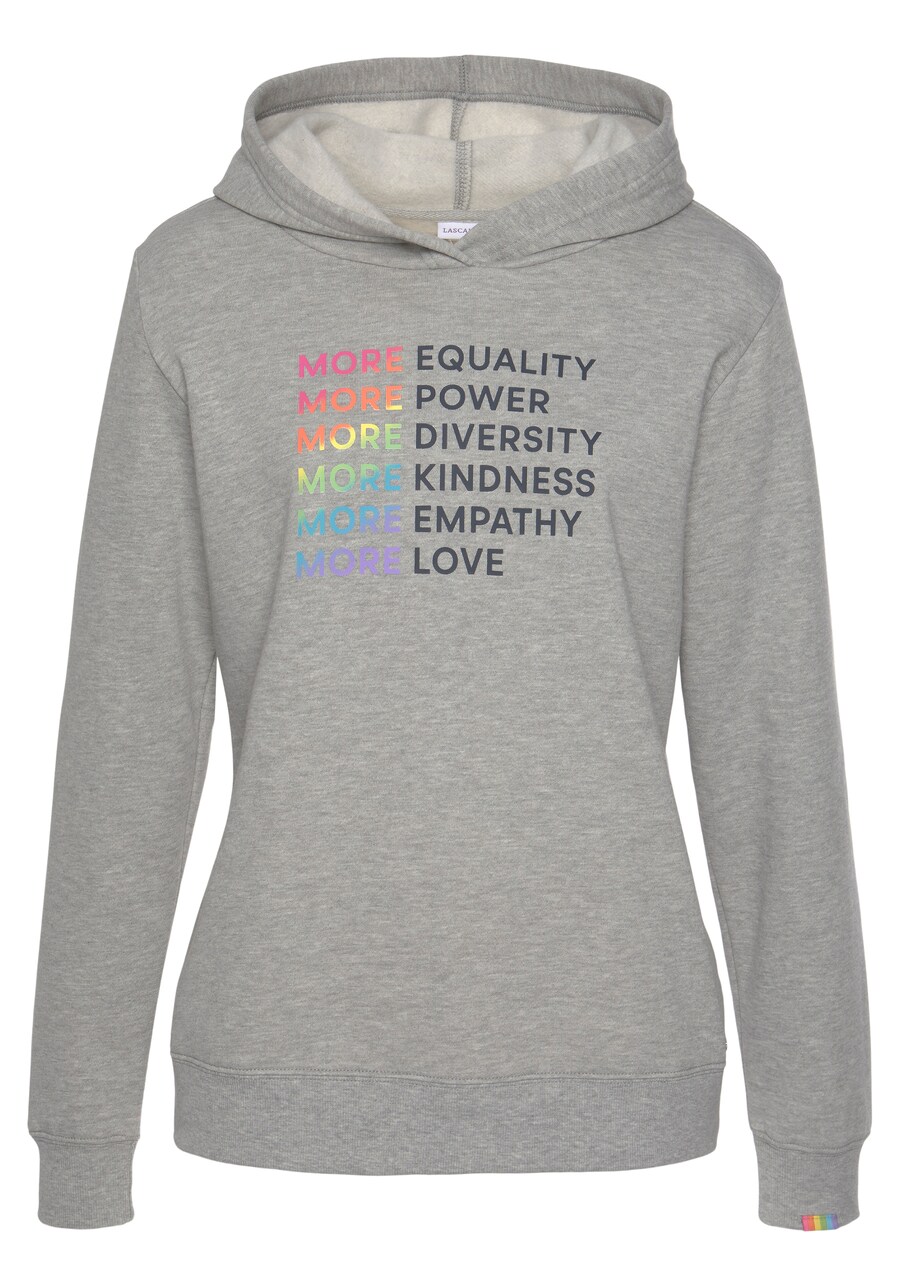

Толстовка с капюшоном LASCANA Sweatshirt, пятнистый серый