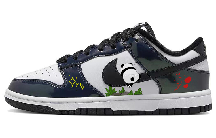 

Кроссовки Nike Dunk Skateboard Shoes Women's Low-Top Blue White, Синий, Кроссовки Nike Dunk Skateboard Shoes Women's Low-Top Blue White