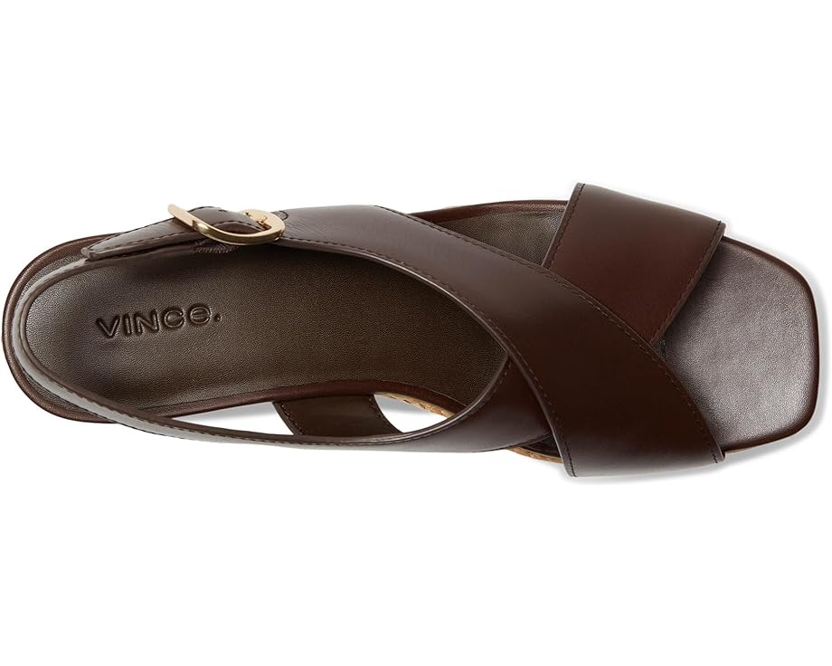Туфли Vince Clementina Strappy Sandals, цвет Cacao Brown Leather — фото 2