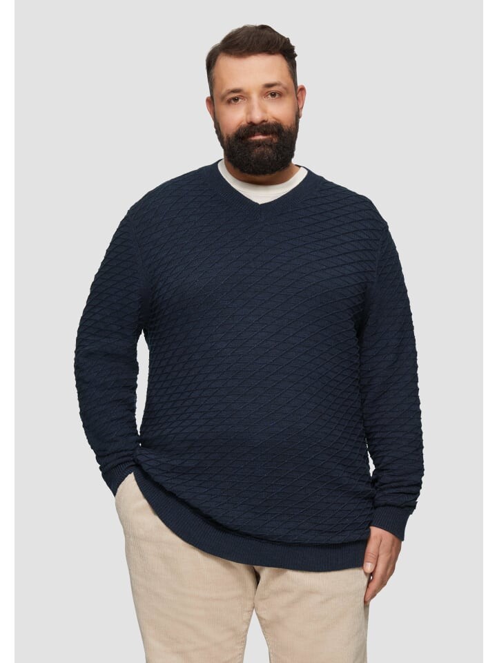 

Пуловер s.Oliver Strickpullover langarm, синий