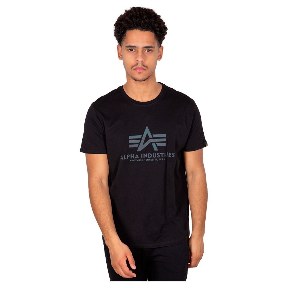 

Футболка Alpha Industries Basic Rainbow Reflective, черный
