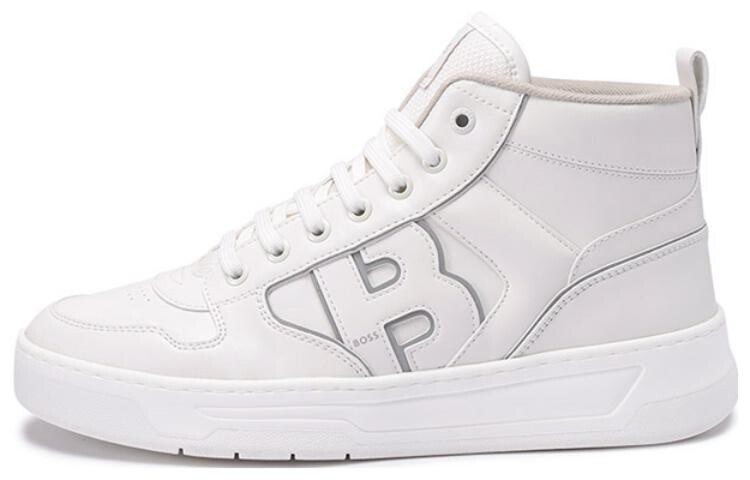 

Кроссовки HUGO BOSS Skateboarding Shoes Men High-top White, белый