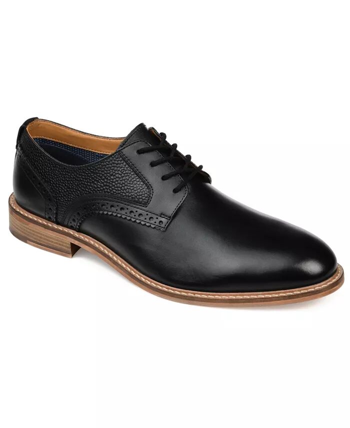 

Мужские туфли-броги Clayton Wide Width Plain Toe Derby Thomas & Vine, черный