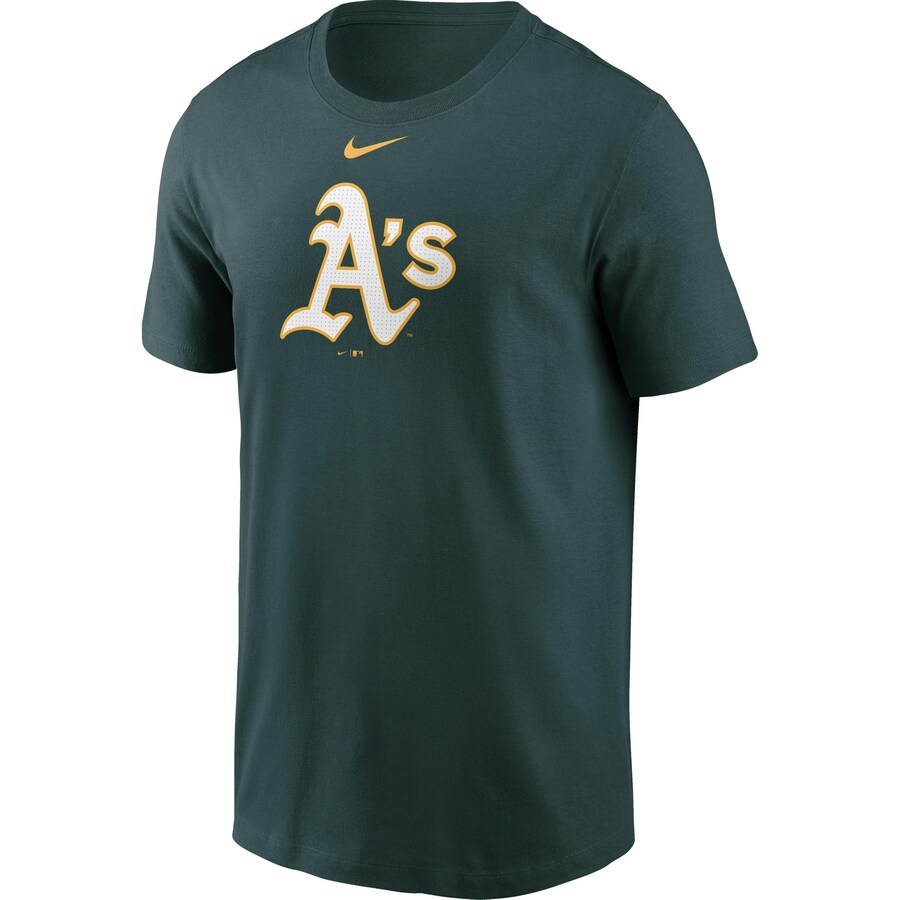 

Рубашка performance NIKE MLB Oakland Athletics, изумрудный