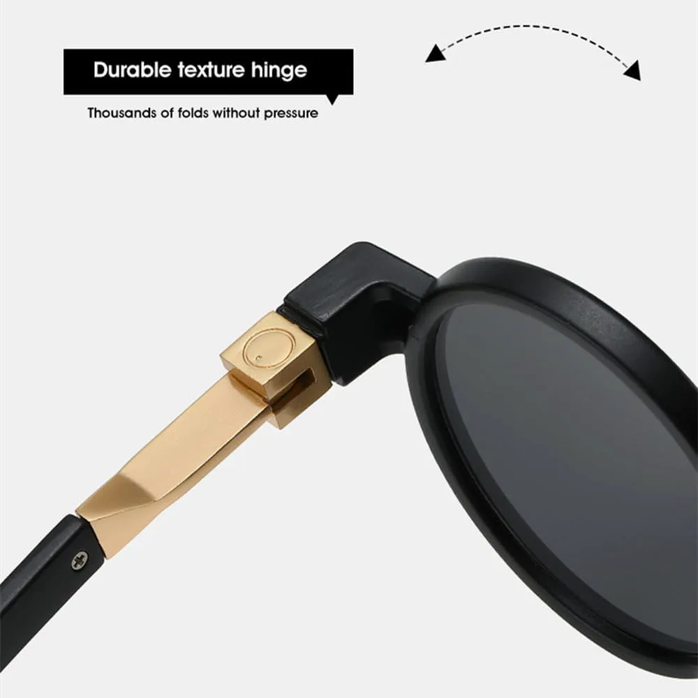 

Круглые женские солнцезащитные очки в стиле стимпанк, роскошные солнцезащитные очки с защитой от УФ-излучения UV400, модные мужские солнцезащитные очки HHZZYVY, Red