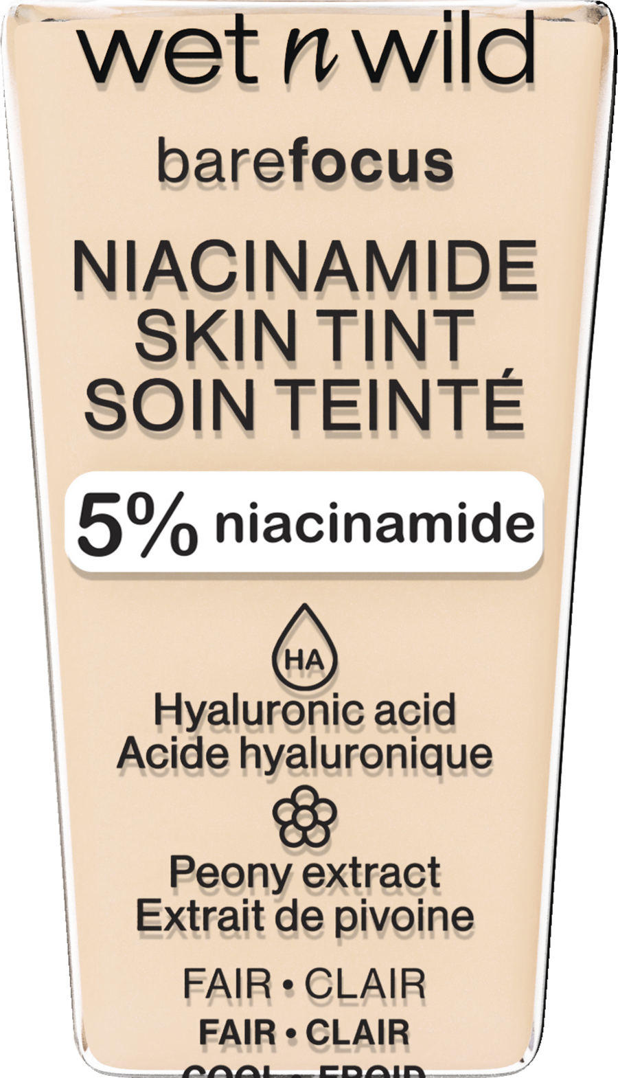 

Тональный крем wet n wild bare Focus Niacinamide Skin Tint Fair