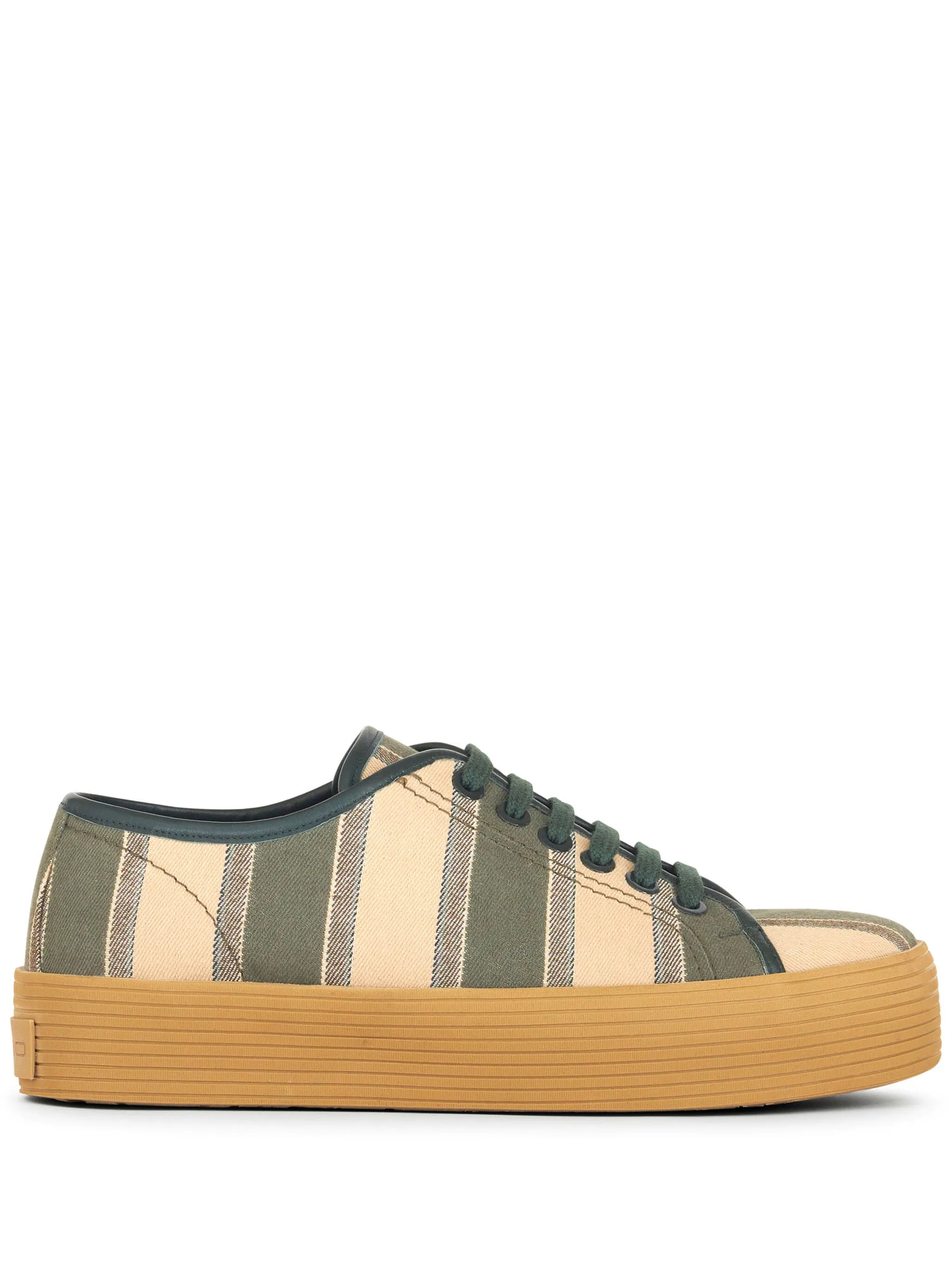 

Кеды с полосками Etro, зеленый