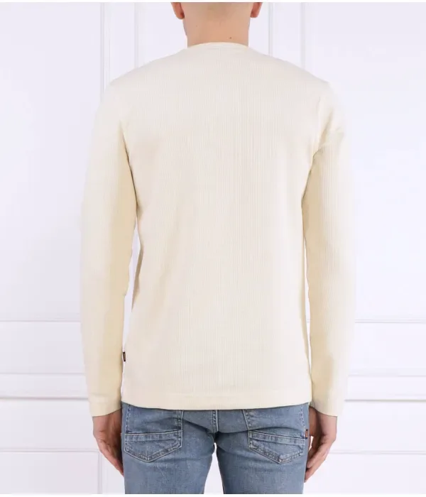 Штормовой свитер regular fit Boss Orange, экрю — фото 4