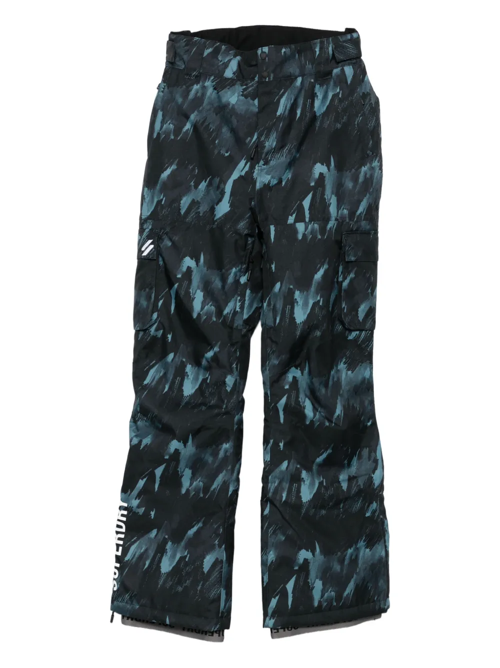 Камуфляжные брюки Rescue Superdry, черный