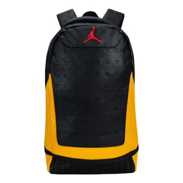 

Сумка retro 13 backpack 'black yellow' Air Jordan, черный