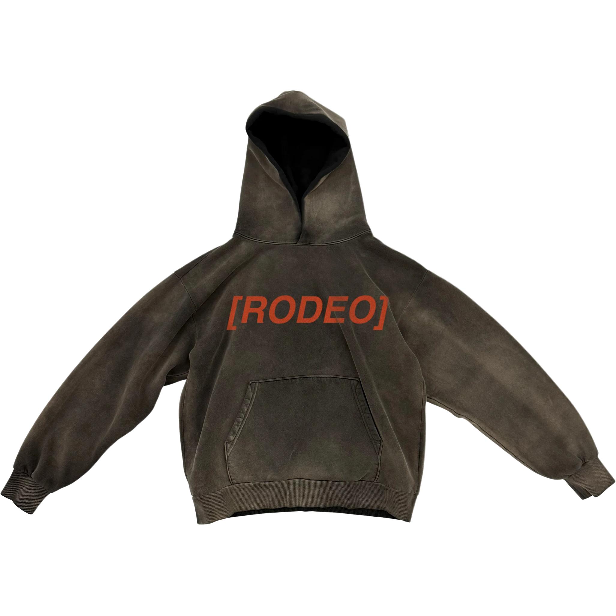 

Толстовка FW25 RODEO 10 YEARS LOGO HOODIE Unisex Travis Scott, черный