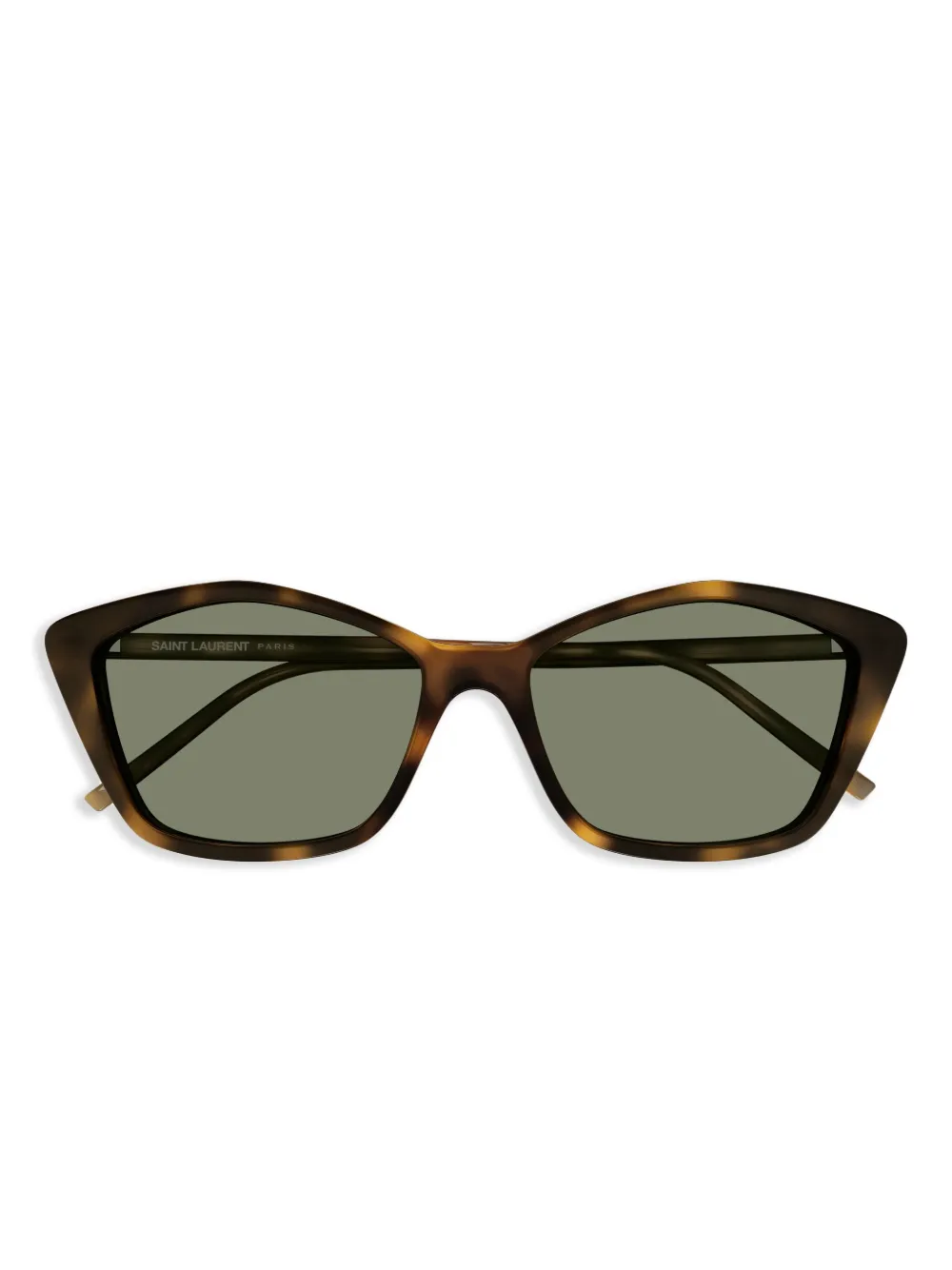 

Солнцезащитные очки в оправе 'кошачий глаз' Saint Laurent Eyewear, коричневый