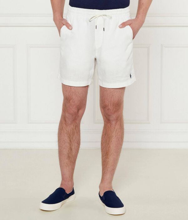 

Льняные шорты Regular fit Polo Ralph Lauren, белый