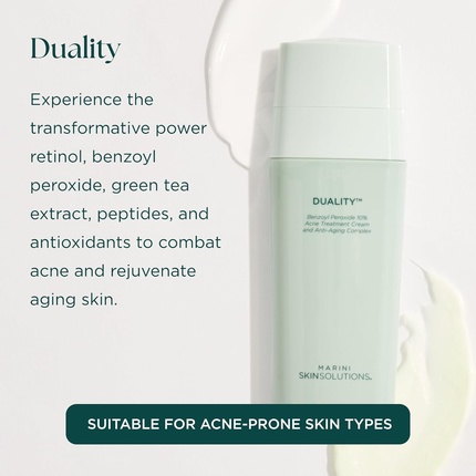 

Крем для лечения акне Marini Skinsolutions Duality Benzoyl Peroxide 10 Jan Marini Skin Research