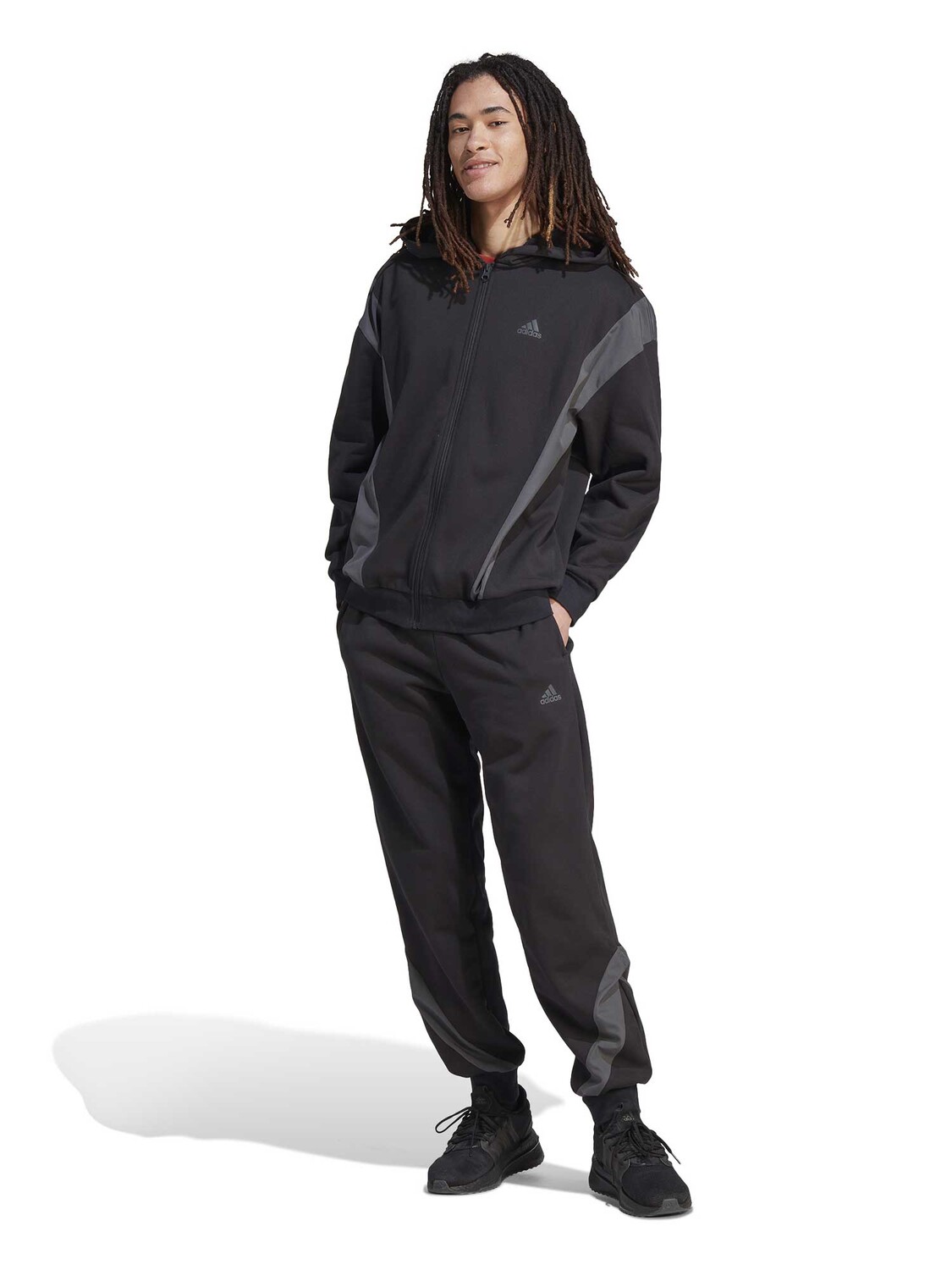 

Спортивный костюм Adidas Sportswear Sportswear Fleece Hooded, черный