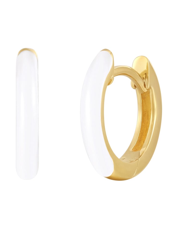 

Glanzstücke München Серьги-кольца из стерлингового серебра с покрытием из желтого золота