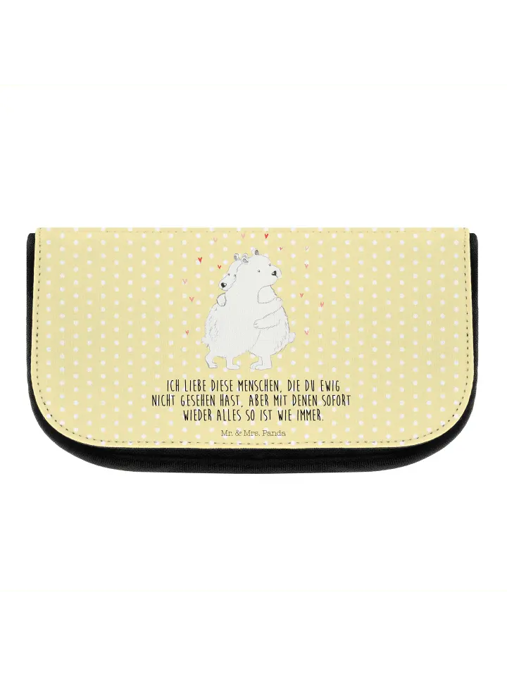 

Косметичка Mr. & Mrs. Panda, желтый пастельный