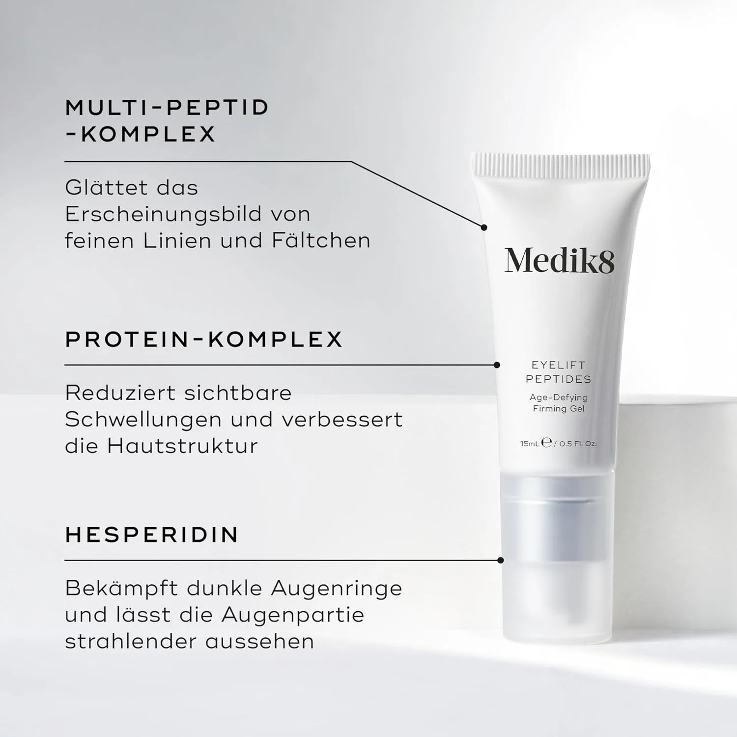 Антивозрастной укрепляющий гель для глаз «Eyelift Peptides» от Medik8 Medik8 — фото 3
