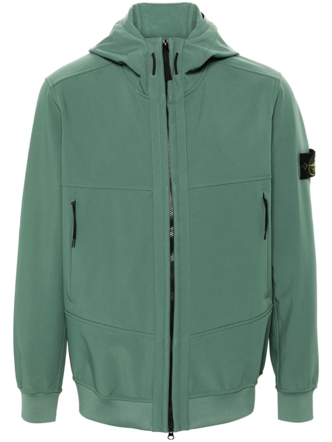 

Stone Island куртка Soft Shell-R, зеленый