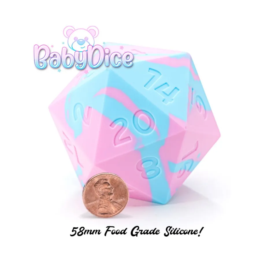 

Детские кубики d20 58 мм, Silicone Dice (Gate Keeper Games)