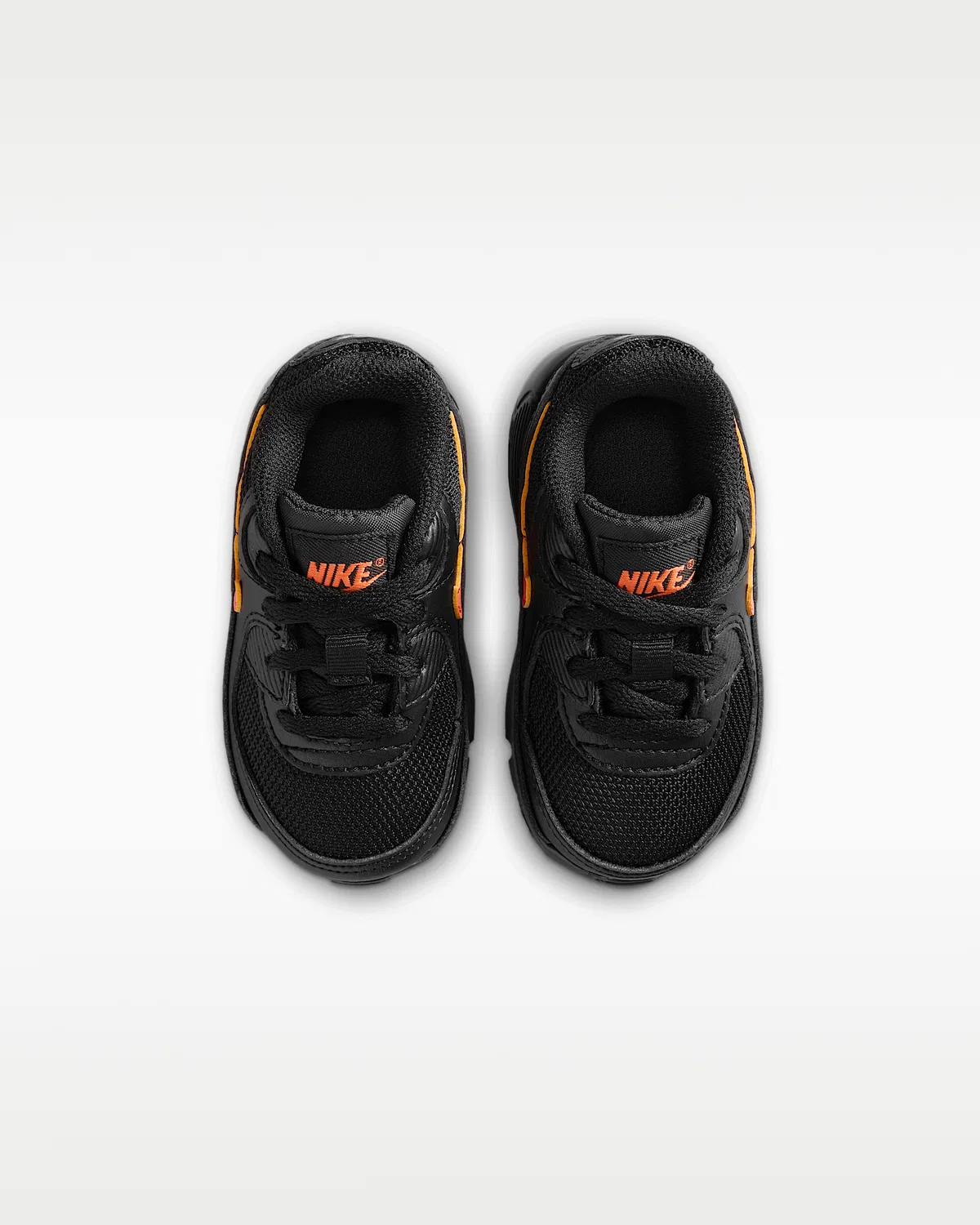 Детские кроссовки Nike Air Max 90, Black/Turf Orange — фото 4