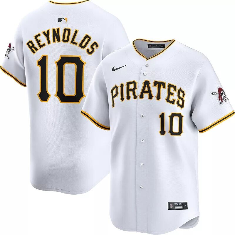 

Мужская белая майка Nike Pittsburgh Pirates Bryan Reynolds #10 Vapor