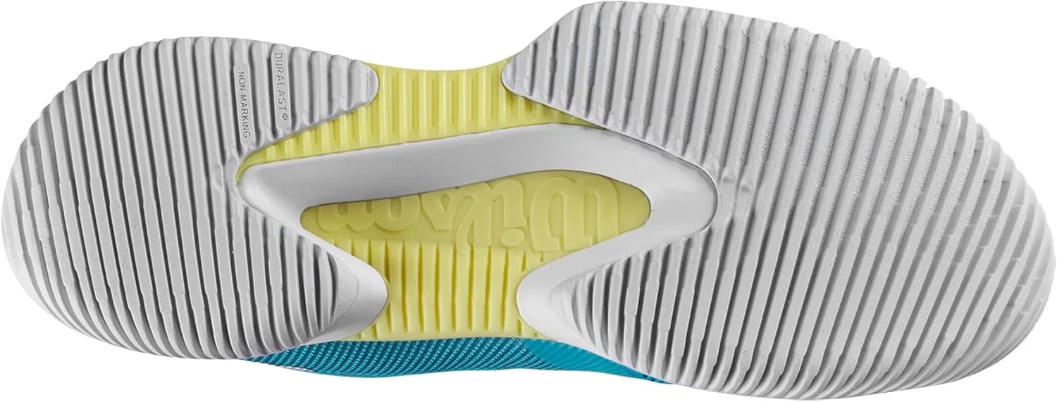 Кроссовки для тенниса KAOS Swift, Wilson, Algiers Blue White Sunny Lime — фото 3