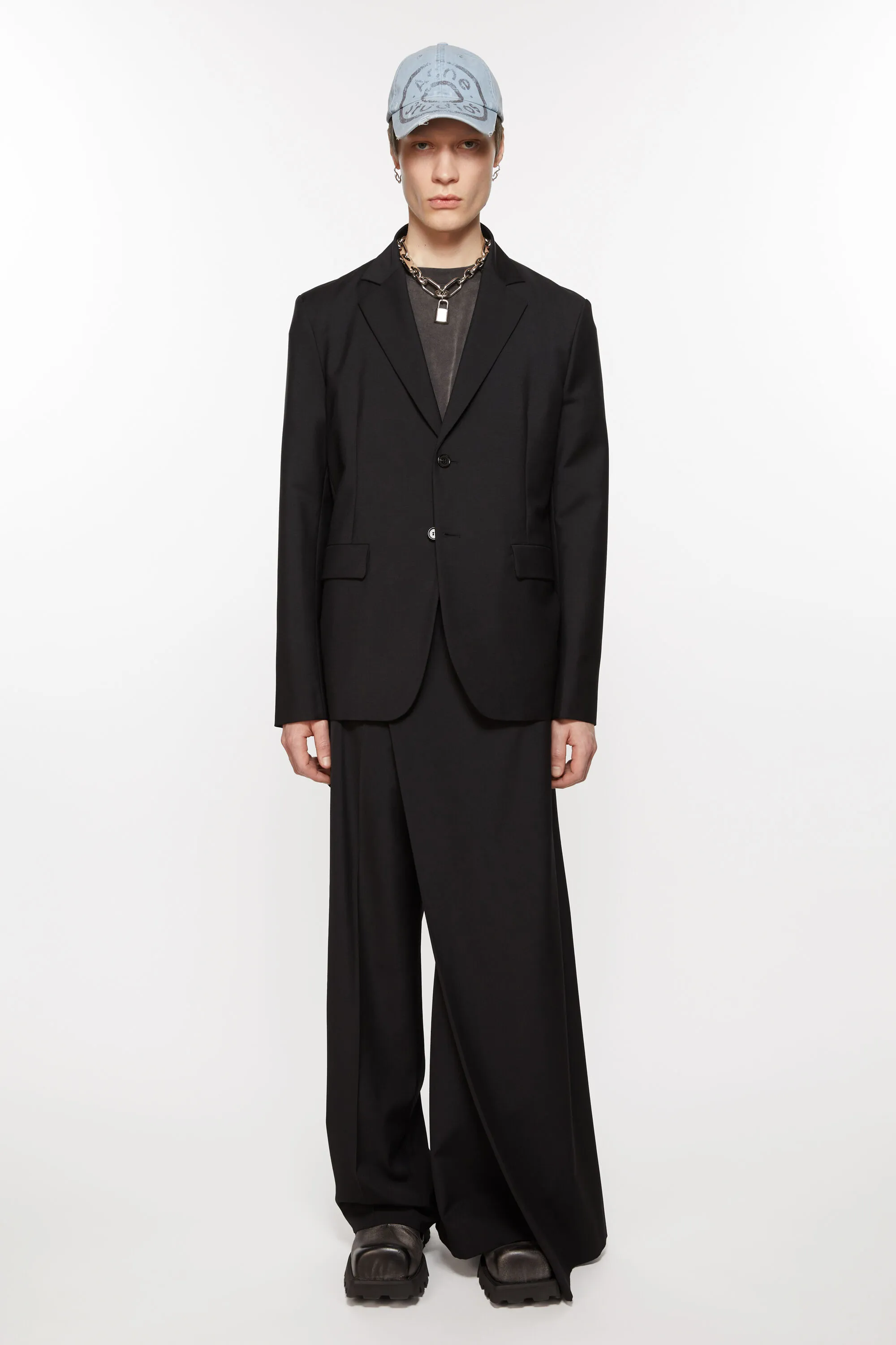 

Пиджак строгого кроя Acne Studios, черный