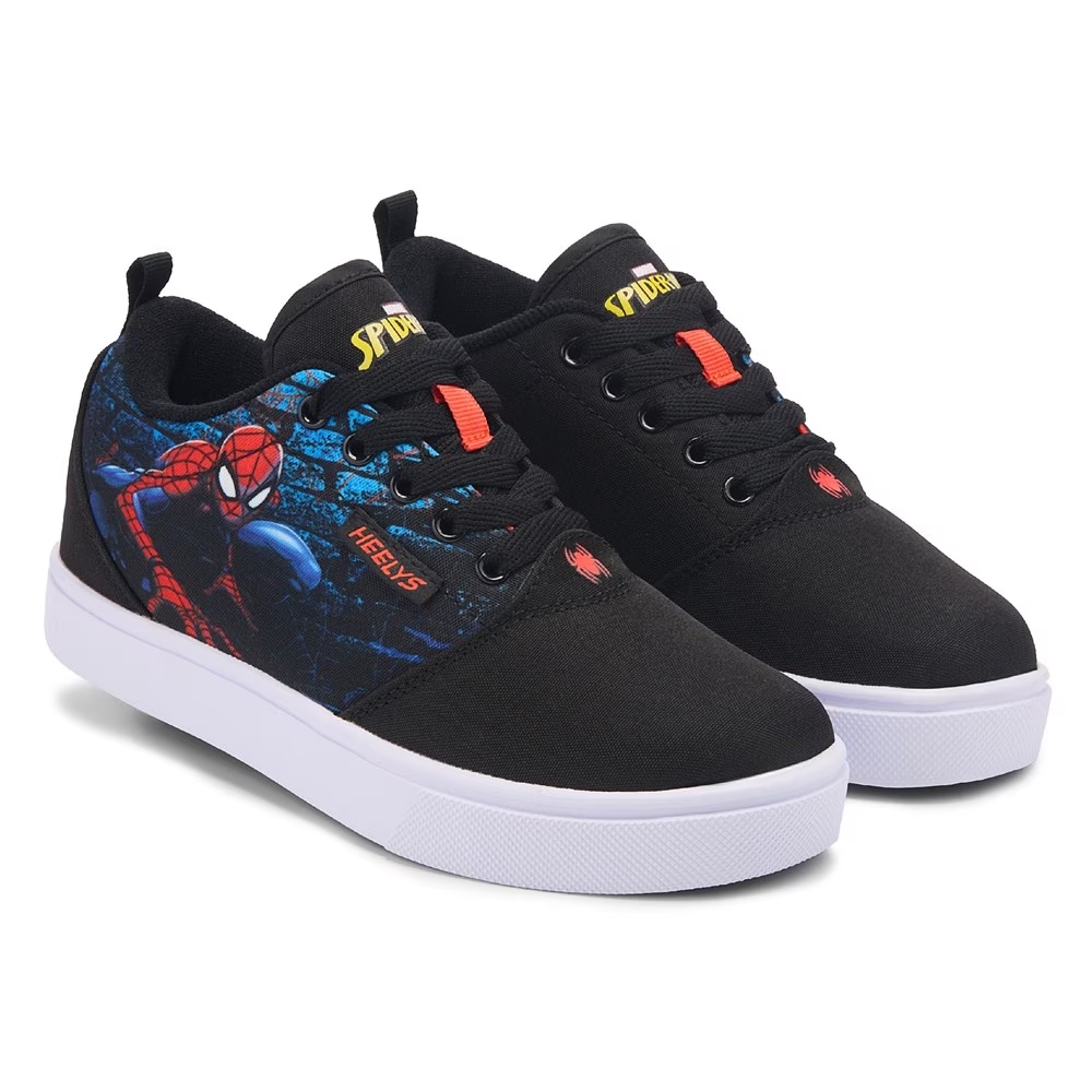 

Детские кроссовки для скейтбординга Marvel Spiderman Pro 20 от Heelys для маленьких/больших детей, black/red spiderman