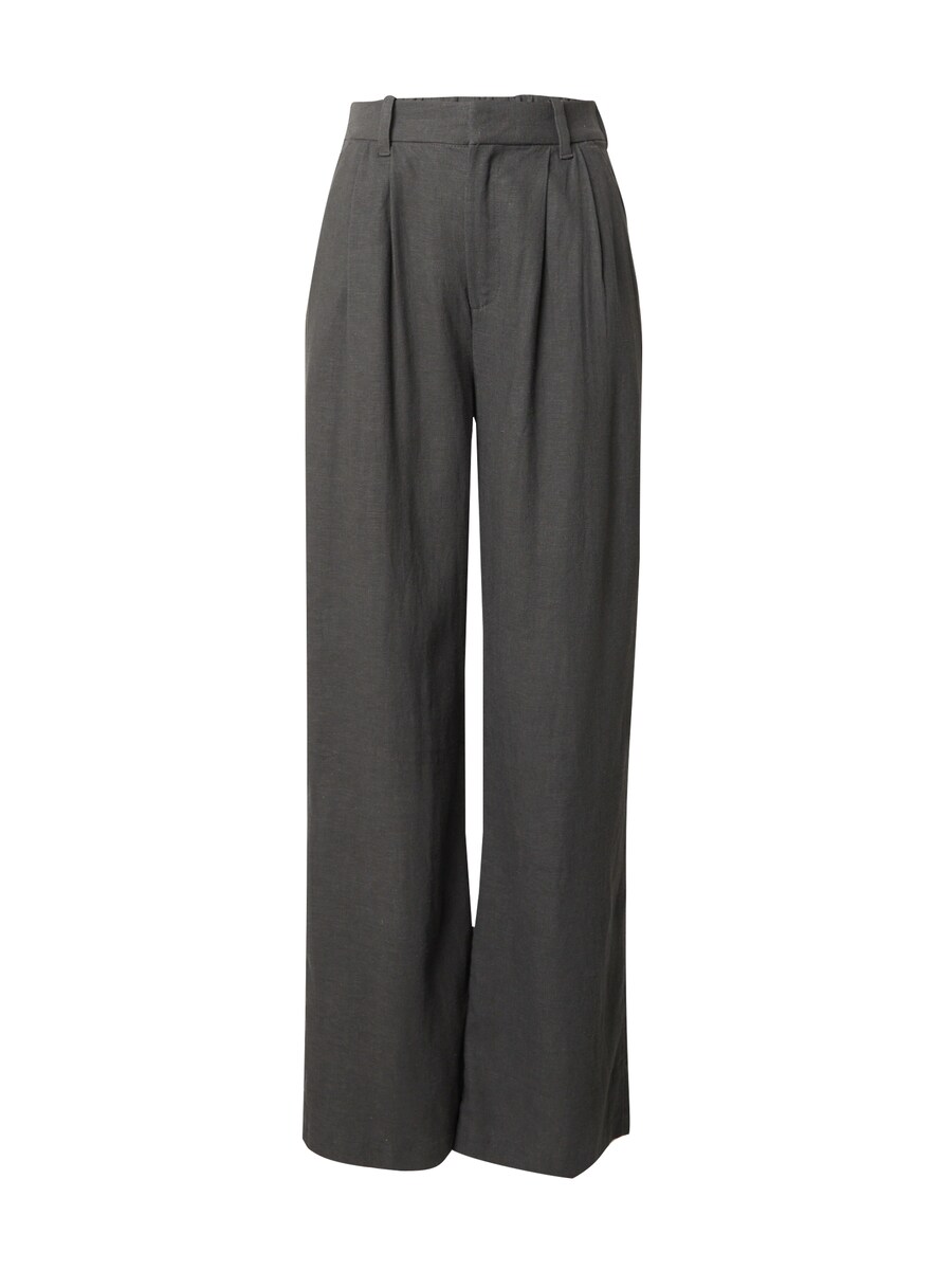 

Широкие брюки HOLLISTER Wide leg Pleated Pants VOLCANIC ASH UHR, пятнистый серый
